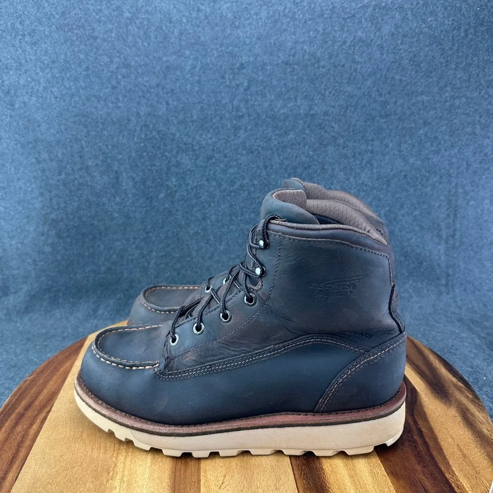 Red Wing 1222 Traction Tred Lite Soft Toe Waterproof Work Boots Size 8D